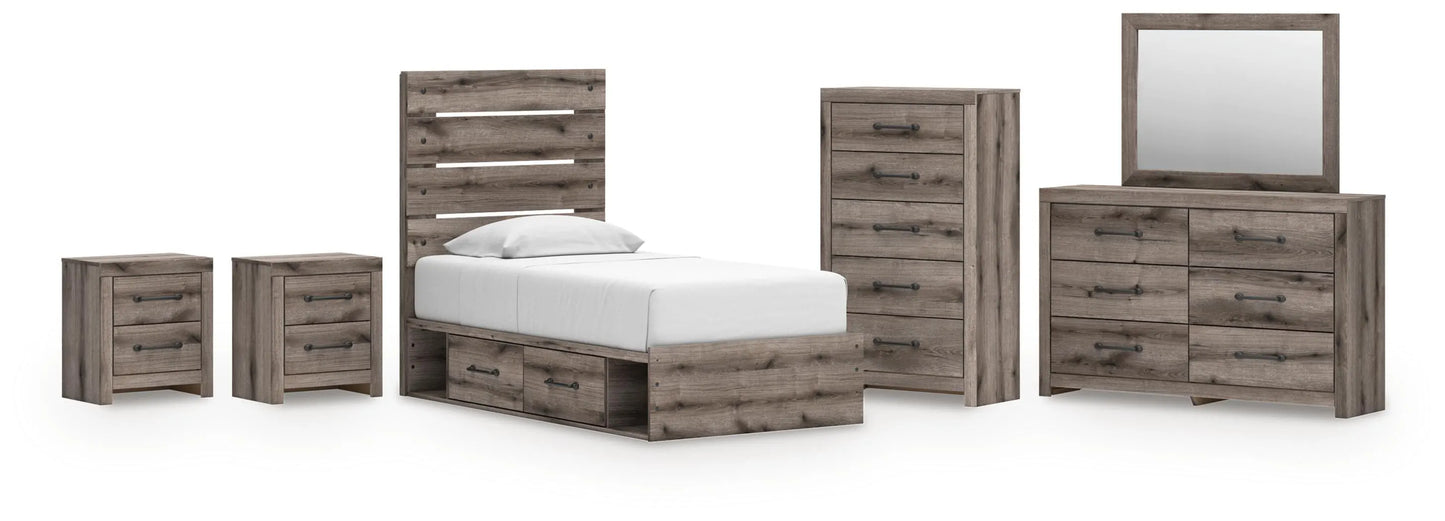 Paquete de dormitorio de 8 piezas