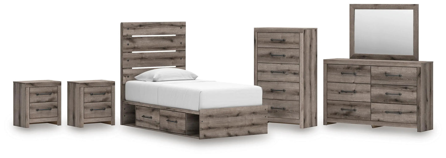 Paquete de dormitorio de 8 piezas