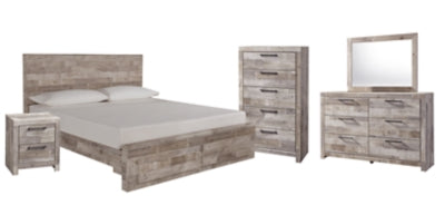 Paquete de dormitorio de 7 piezas