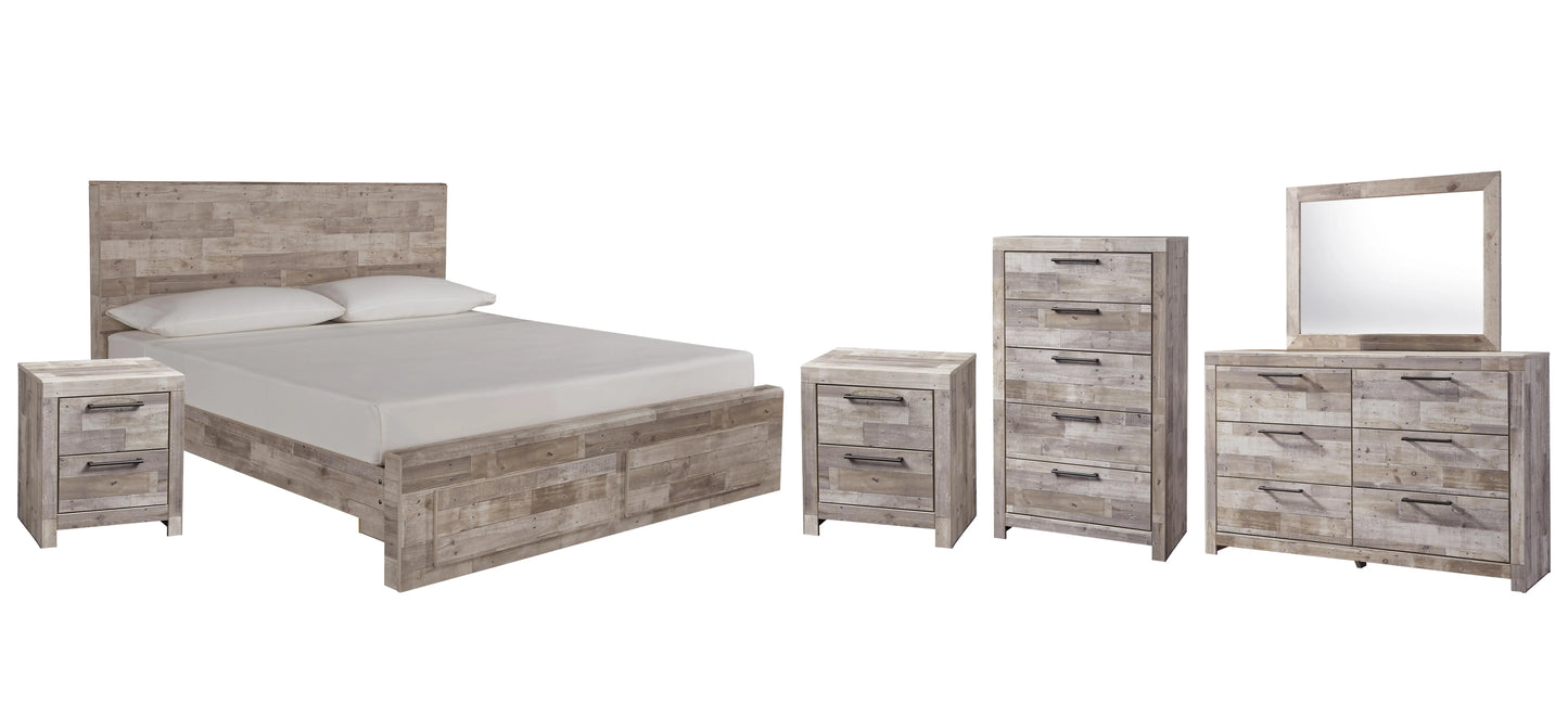 Paquete de dormitorio de 8 piezas