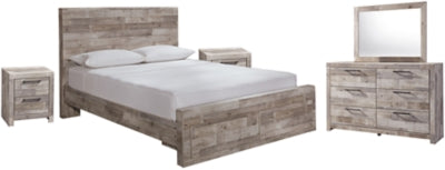 Paquete de dormitorio de 7 piezas