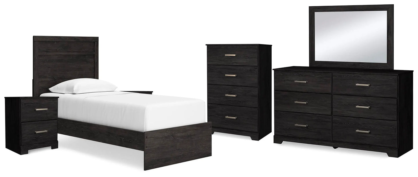 Paquete de dormitorio de 8 piezas
