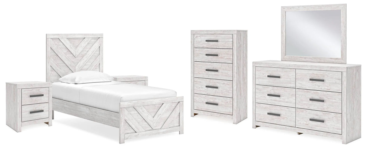 Paquete de dormitorio de 8 piezas