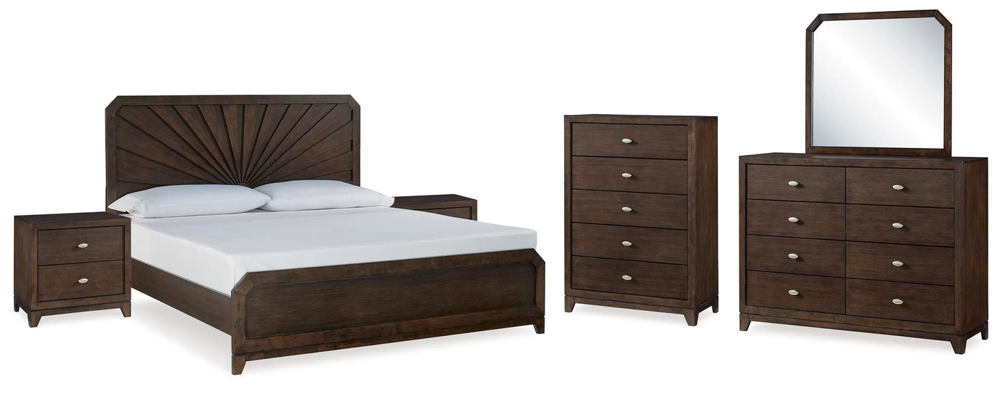 Paquete de dormitorio de 8 piezas