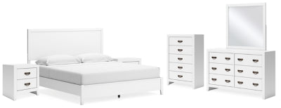 Paquete de dormitorio de 8 piezas