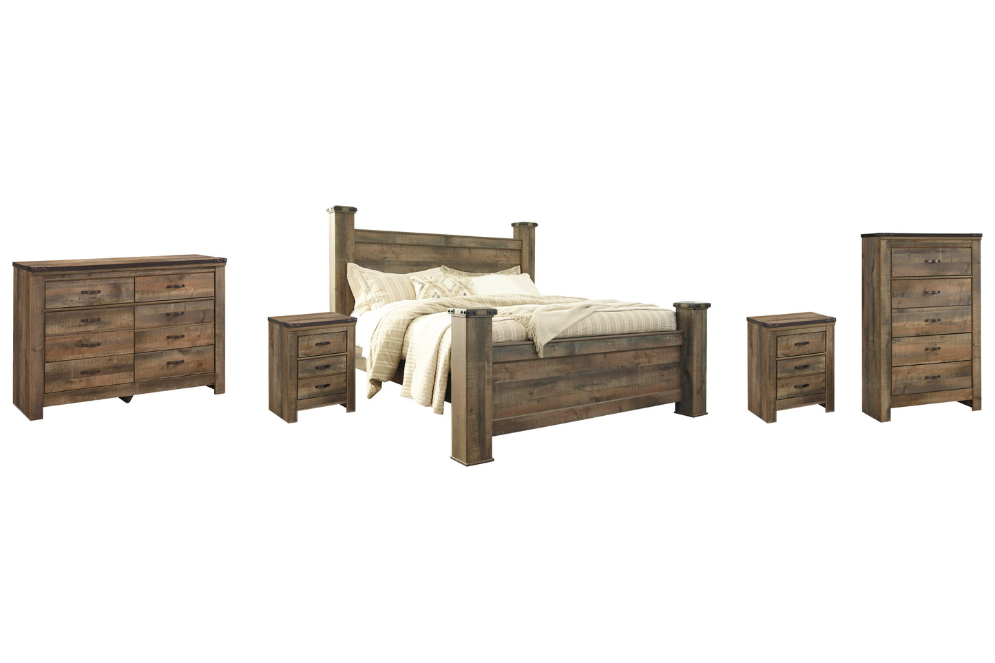 Paquete de dormitorio de 7 piezas