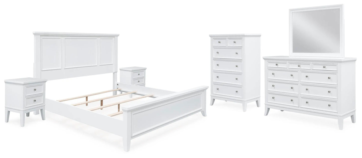 Paquete de dormitorio de 8 piezas