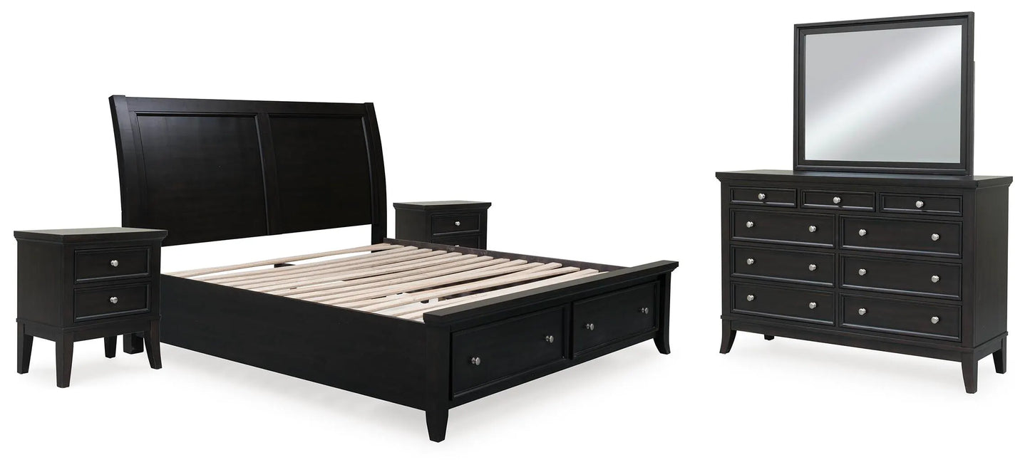 Juego de dormitorio de 7 piezas
