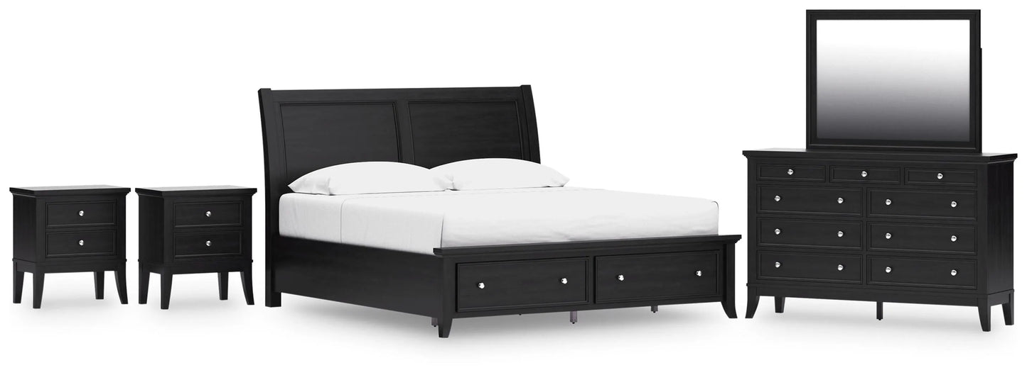 Juego de dormitorio de 7 piezas
