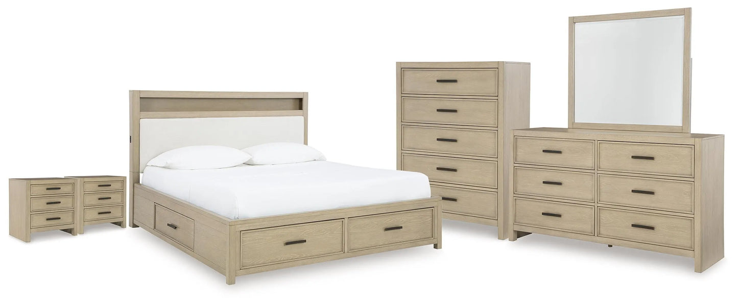 Paquete de dormitorio de 8 piezas