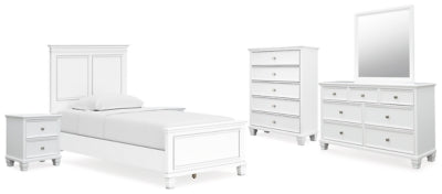 Paquete de dormitorio de 8 piezas
