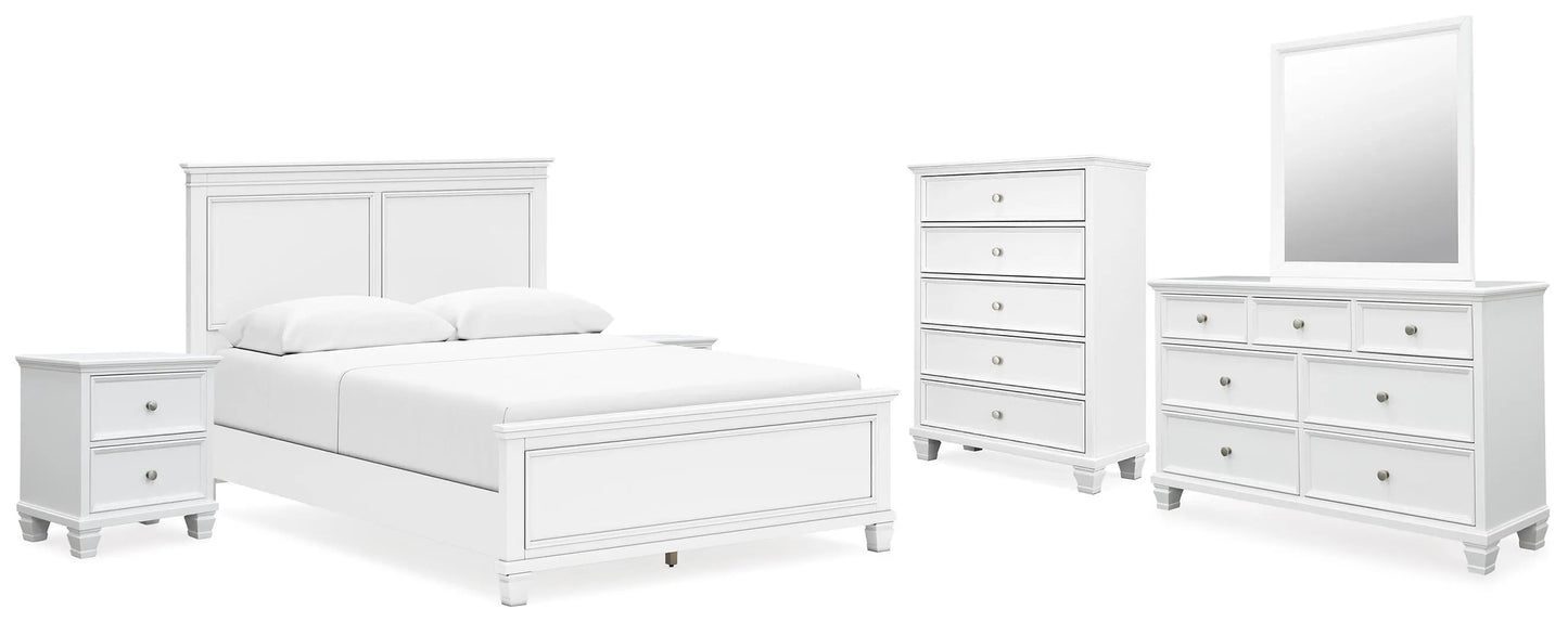 Paquete de dormitorio de 8 piezas