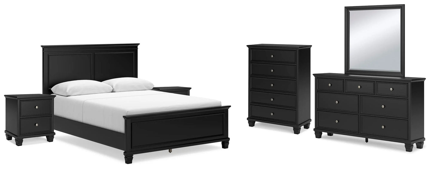 Paquete de dormitorio de 8 piezas