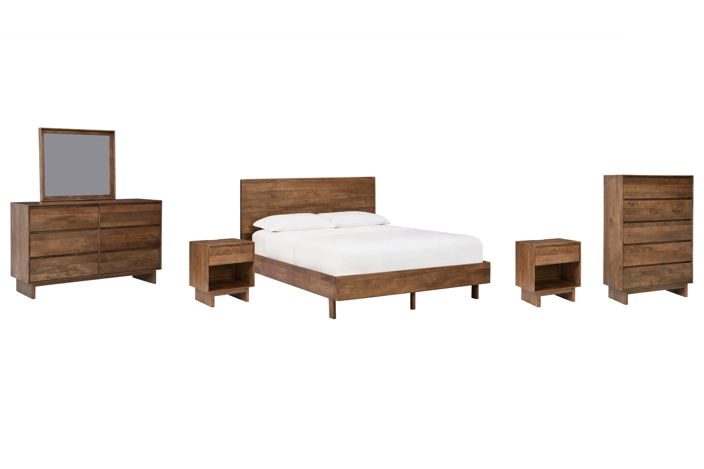 Paquete de dormitorio de 8 piezas