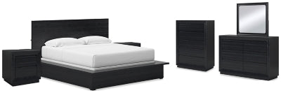 Paquete de dormitorio de 8 piezas