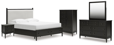Paquete de dormitorio de 7 piezas
