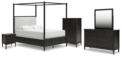 Juego de dormitorio de 7 piezas