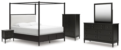 Paquete de dormitorio de 7 piezas