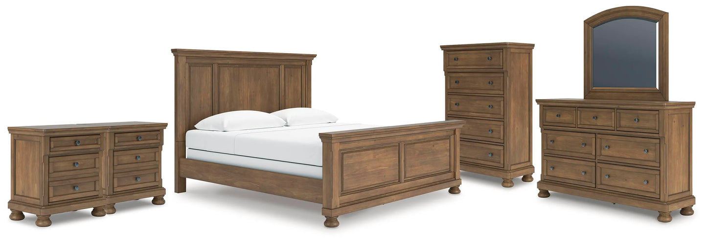 Paquete de dormitorio de 8 piezas