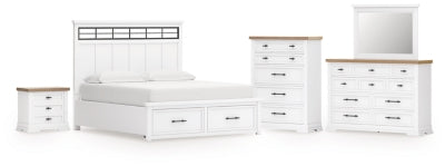 Juego de dormitorio de 7 piezas