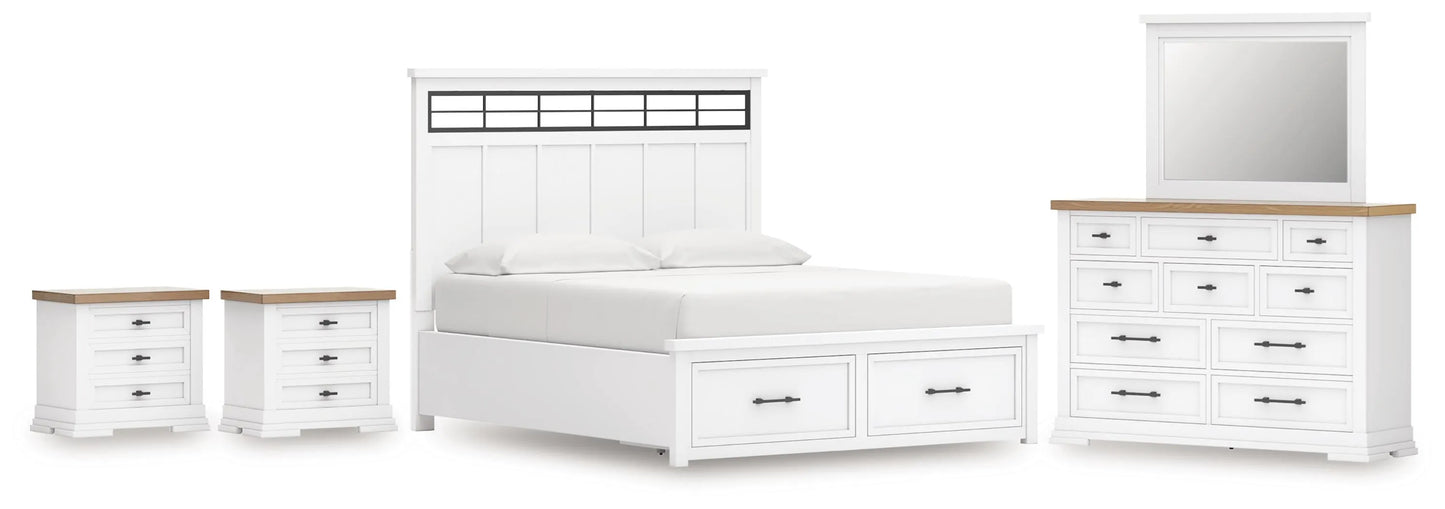 Paquete de dormitorio de 7 piezas