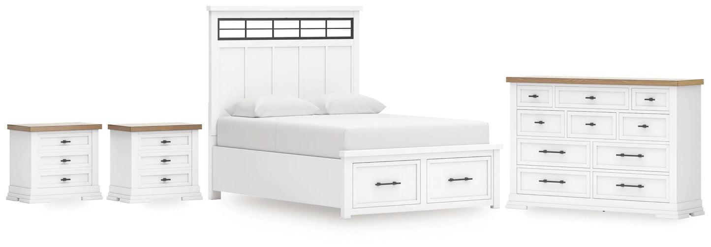Juego de dormitorio de 6 piezas