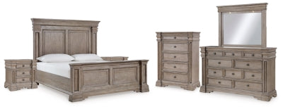 Paquete de dormitorio de 8 piezas