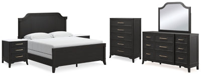 Paquete de dormitorio de 8 piezas