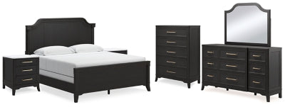 Paquete de dormitorio de 8 piezas