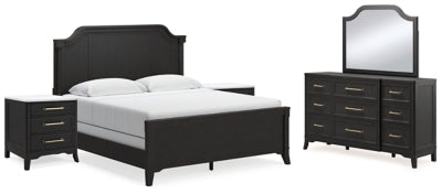 Paquete de dormitorio de 7 piezas