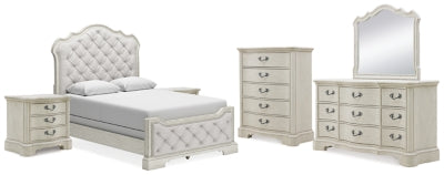 Paquete de dormitorio de 8 piezas