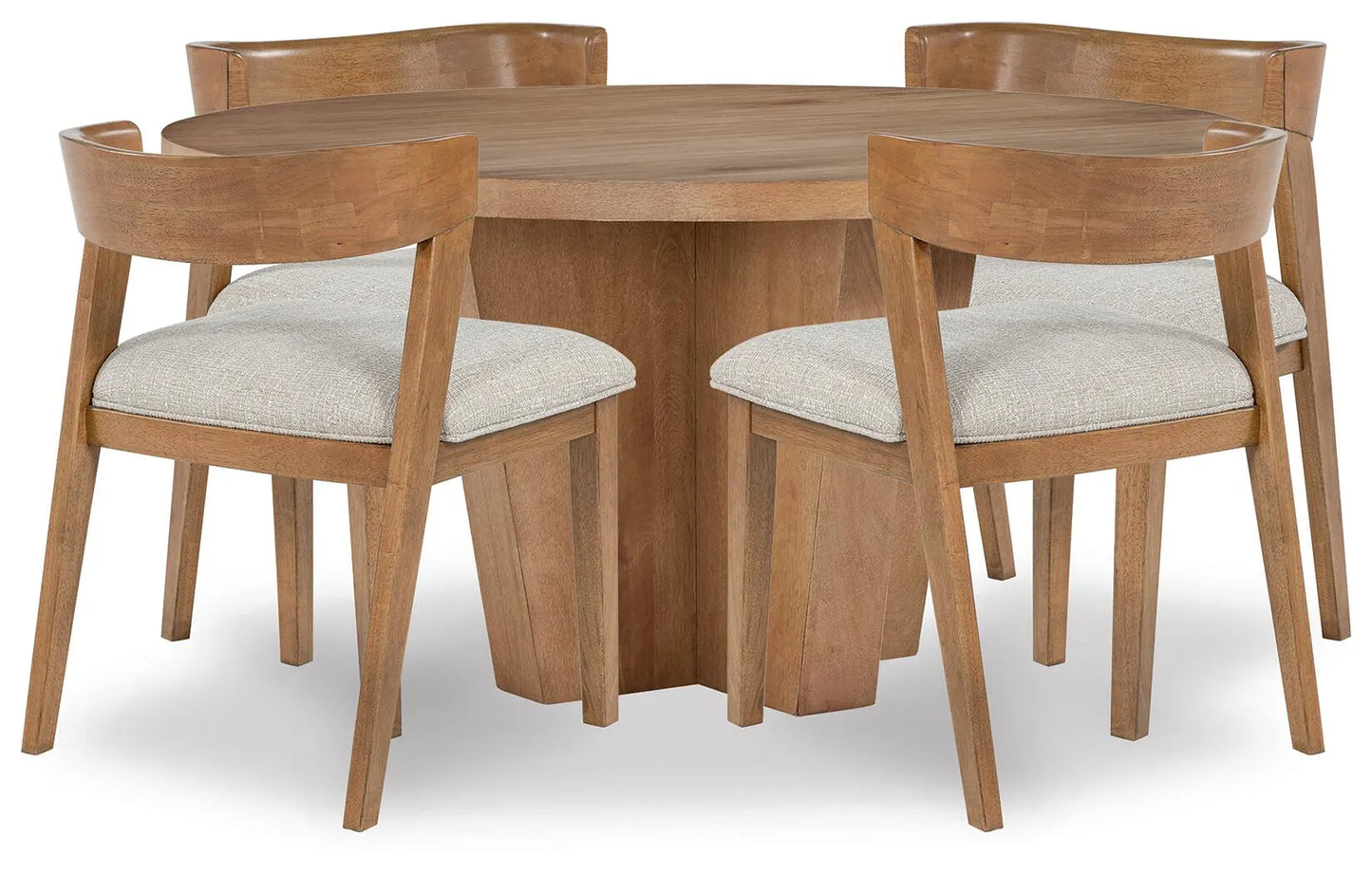 Mesa de comedor Kristiland y 4 sillas