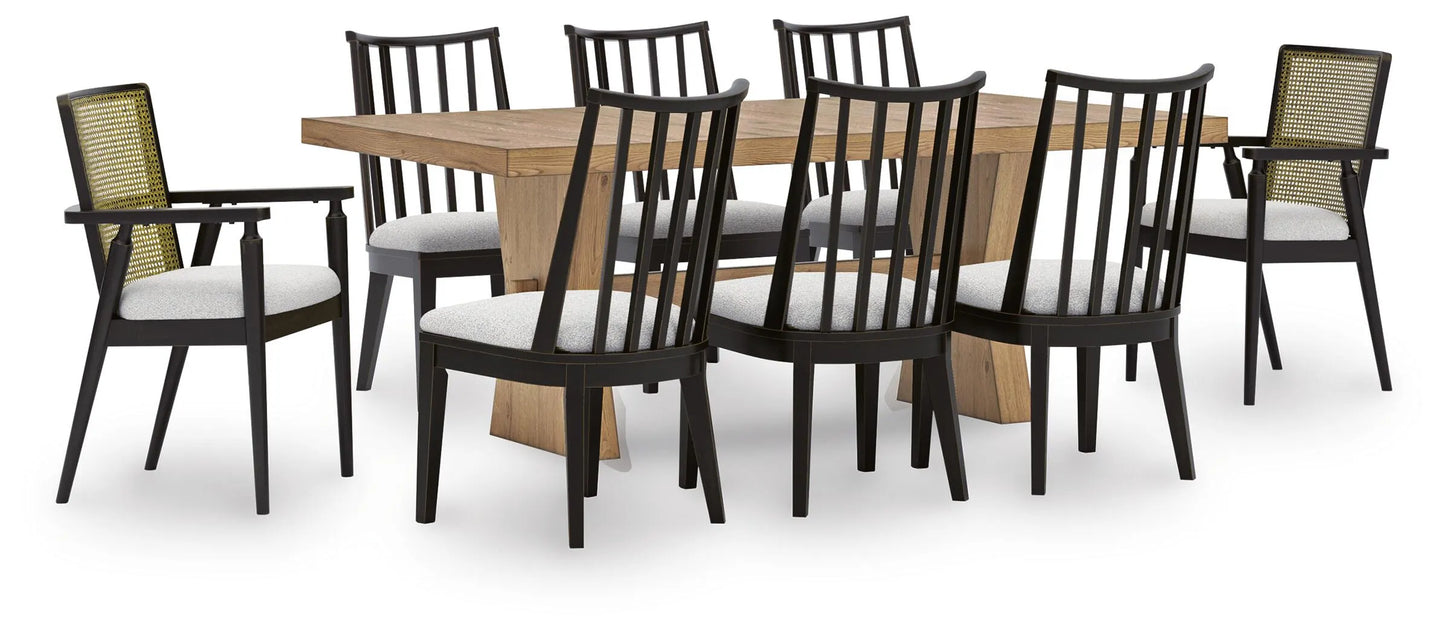 Juego de comedor de 9 piezas