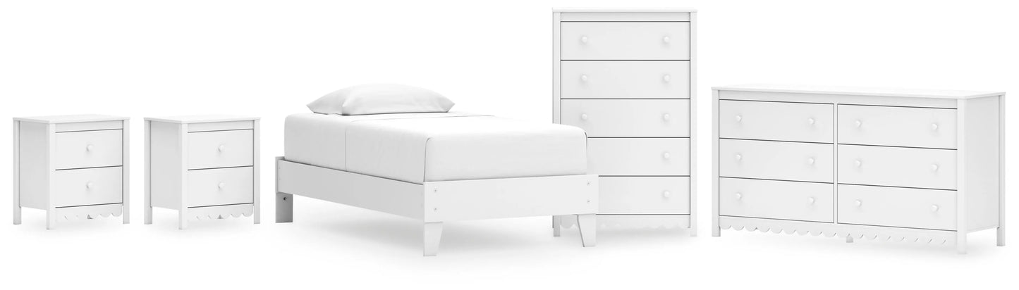 Paquete de dormitorio de 7 piezas