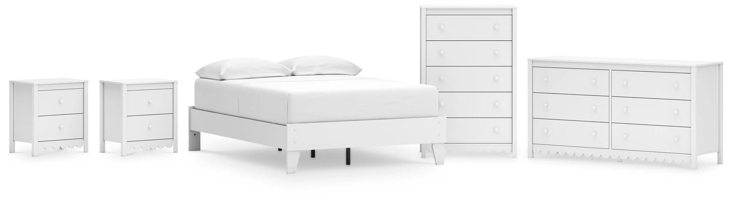 Paquete de dormitorio de 7 piezas
