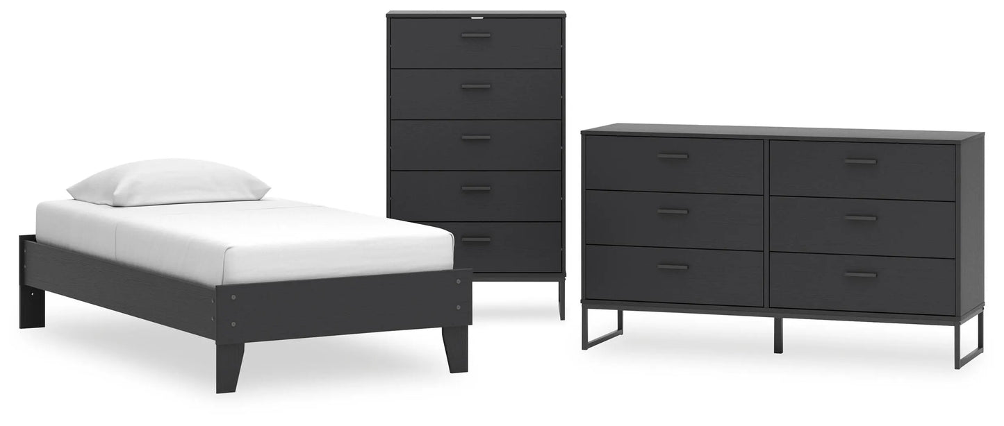 Juego de dormitorio de 5 piezas