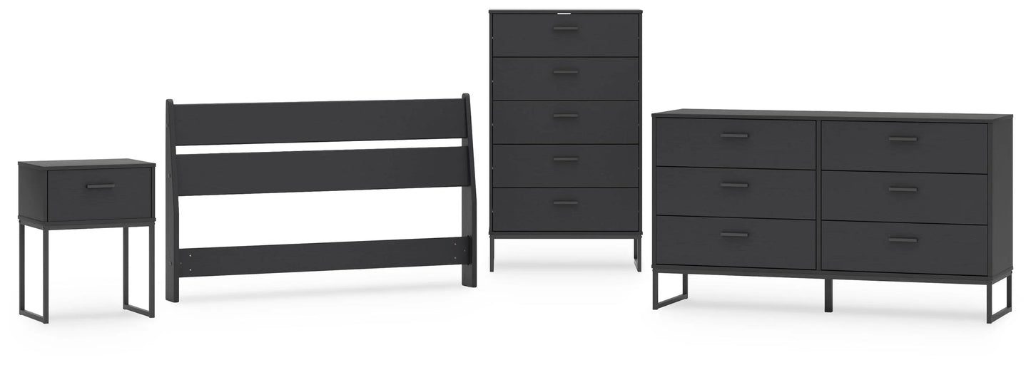 Juego de dormitorio de 4 piezas