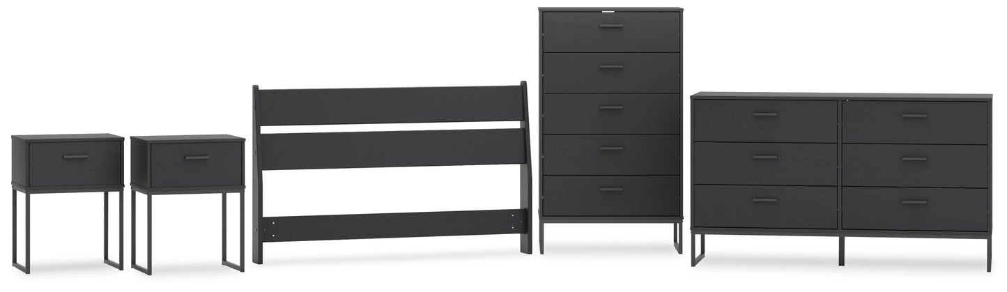 Juego de dormitorio de 5 piezas