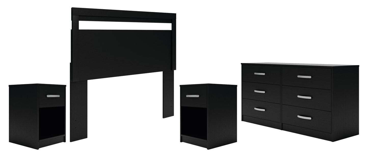 Juego de dormitorio de 4 piezas