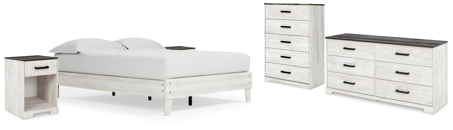Paquete de dormitorio de 7 piezas