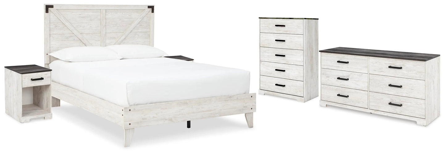 Paquete de dormitorio de 7 piezas