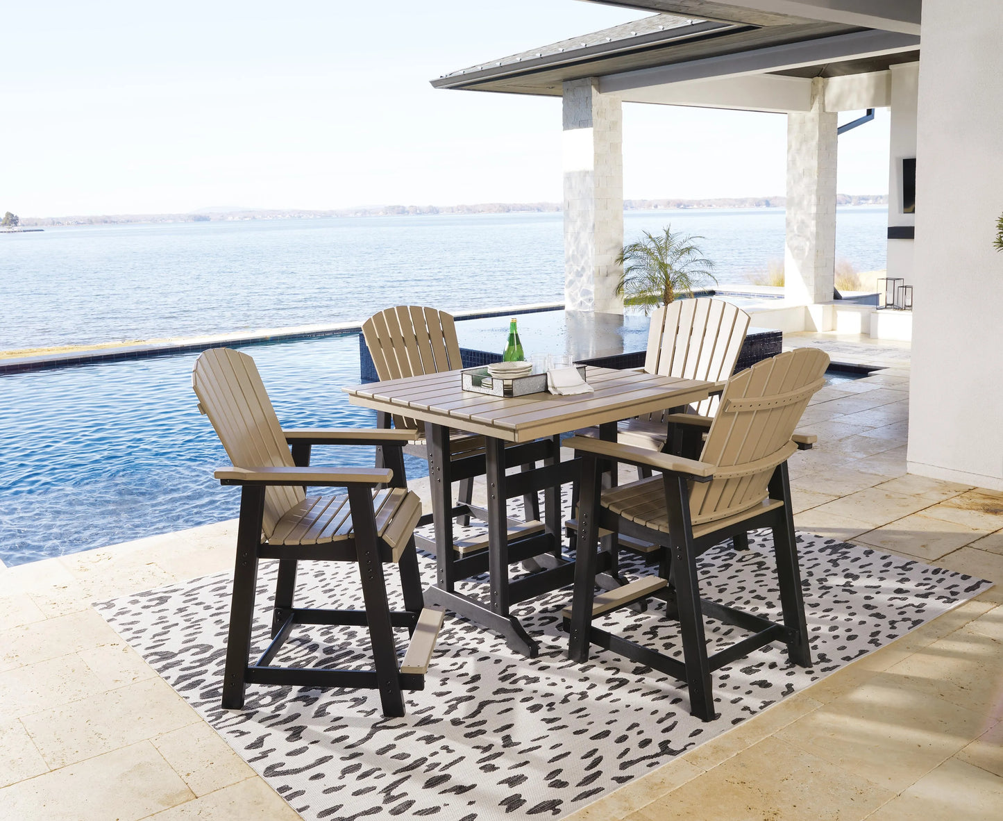 Paquete de comedor de exterior de 5 piezas