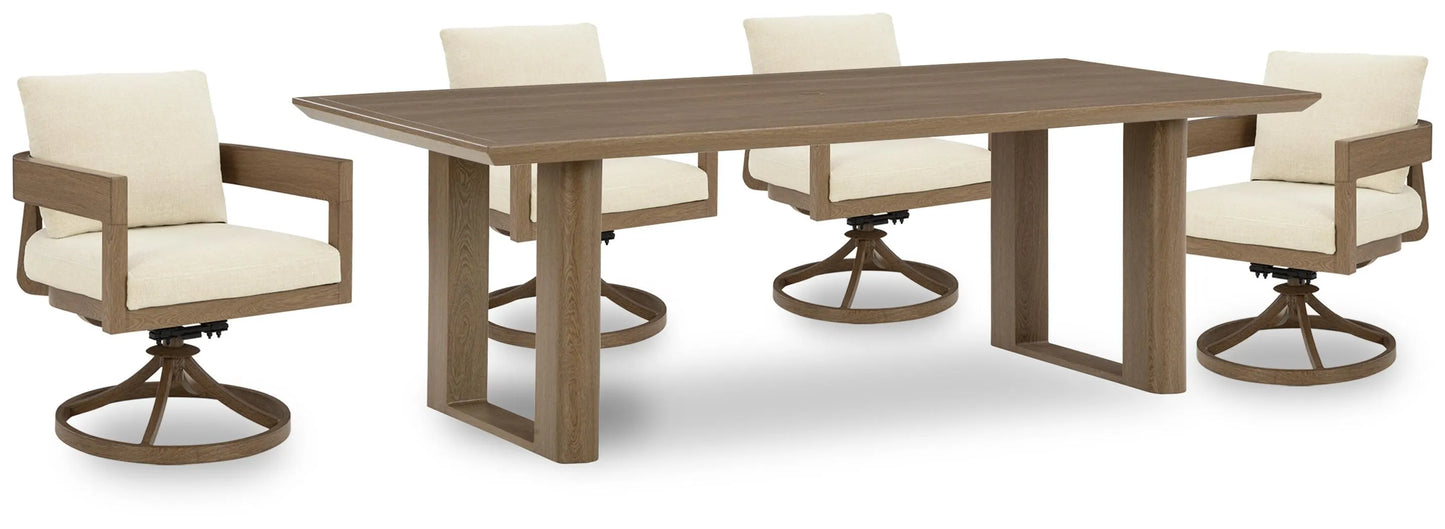 Paquete de comedor de exterior de 5 piezas