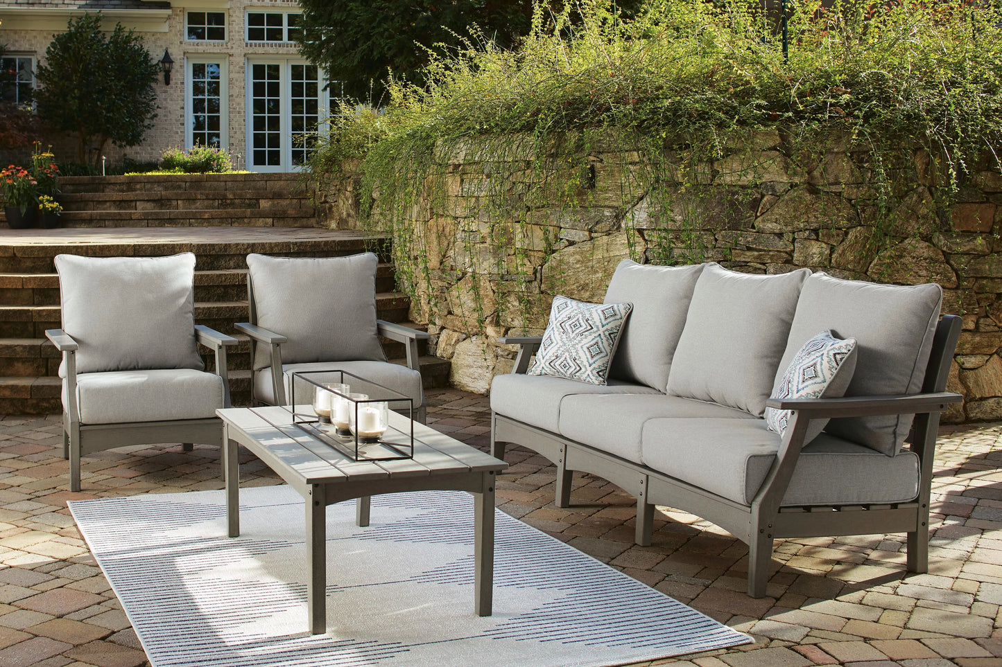 4-Piece Outdoor Sofa Conversation Set