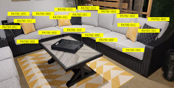 Cojín de asiento Beachcroft Curve