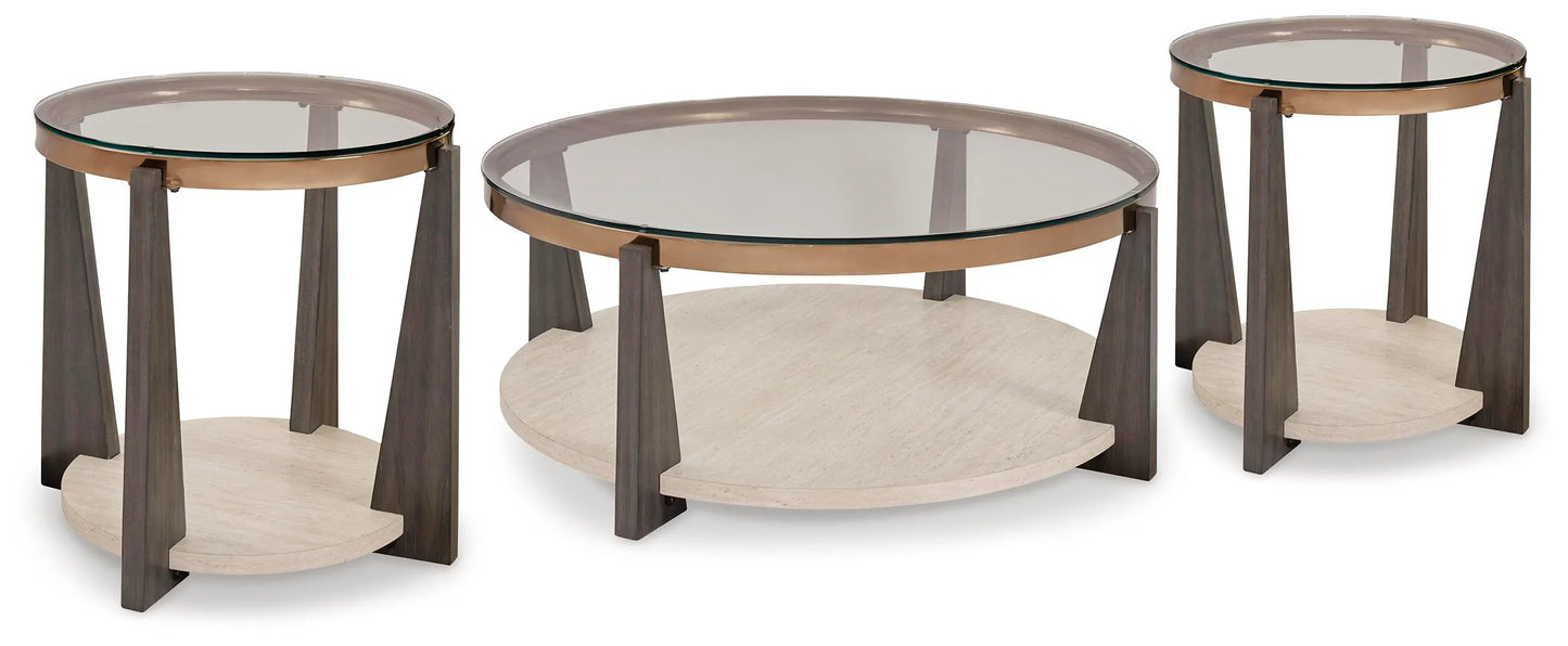 Paquete de mesa auxiliar de 3 piezas