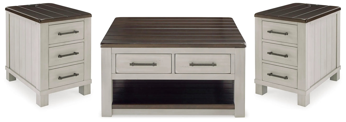 Paquete de mesa auxiliar de 3 piezas