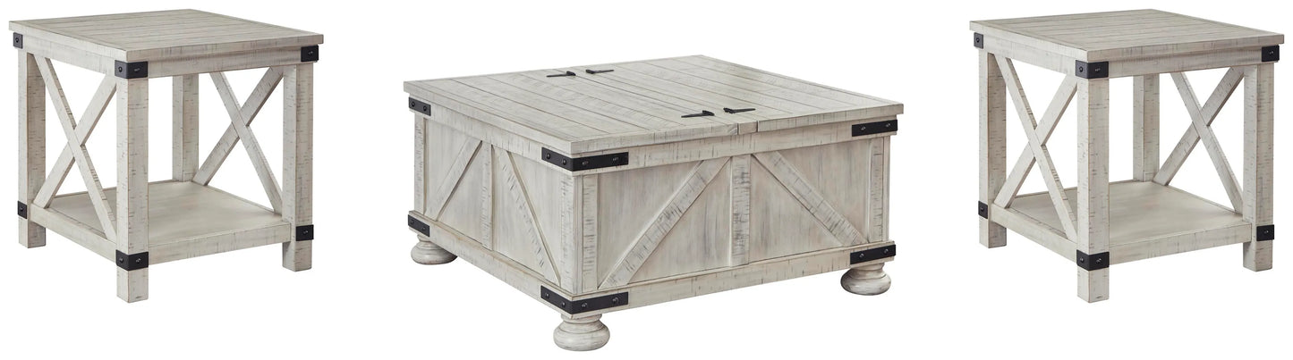 Paquete de mesa auxiliar de 3 piezas