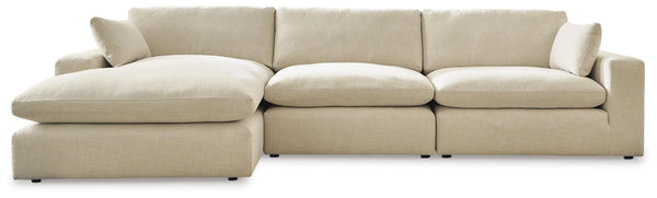 Seccional Elyza de 3 piezas con chaise longue