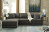 Seccional Evey de 3 piezas con chaise longue